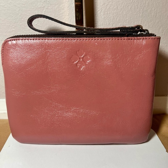 Patricia Nash Tooled Leather Cassini Wristlet- Old Rose - Picture 3 of 7